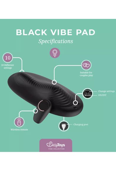 Vibe Pad Double Vibration With Remote Control Klitorisvibrator