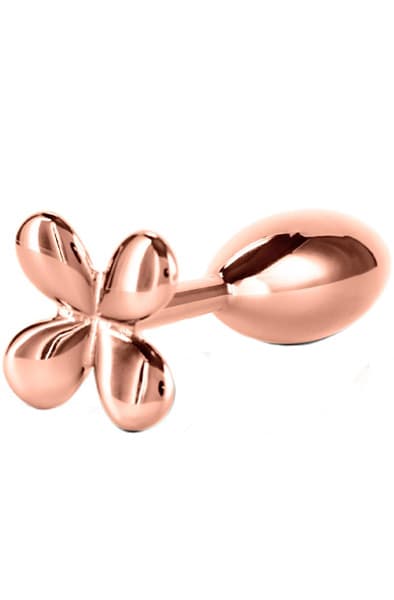 NS Novelties Rear Assets Clover Rose Gold Analplugg