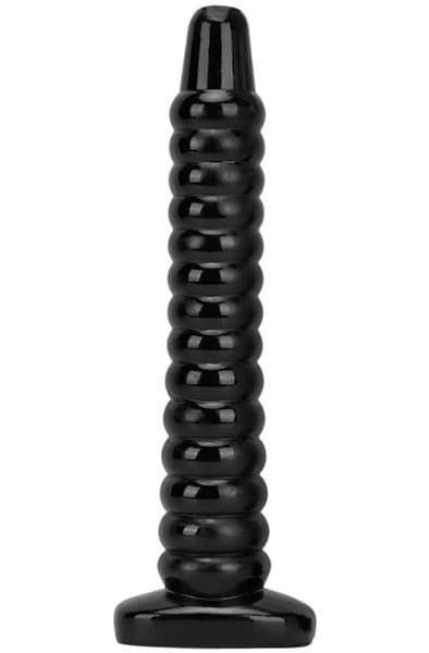Darksil Worep Dildo Black 35 cm Ekstra tyk analdildo