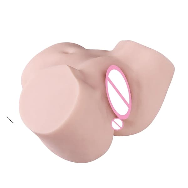 Manlig Masturbator, Realistisk Design, Dubbla Tight Öppningar, 15kg