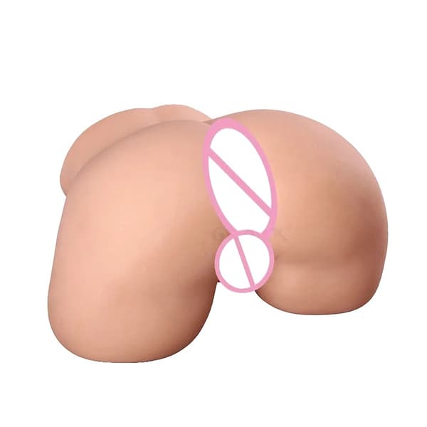 Silikoninen miesten masturbaattori, realistinen tekstuurin, kaksikanavainen stimulaatio, 10,5 kg