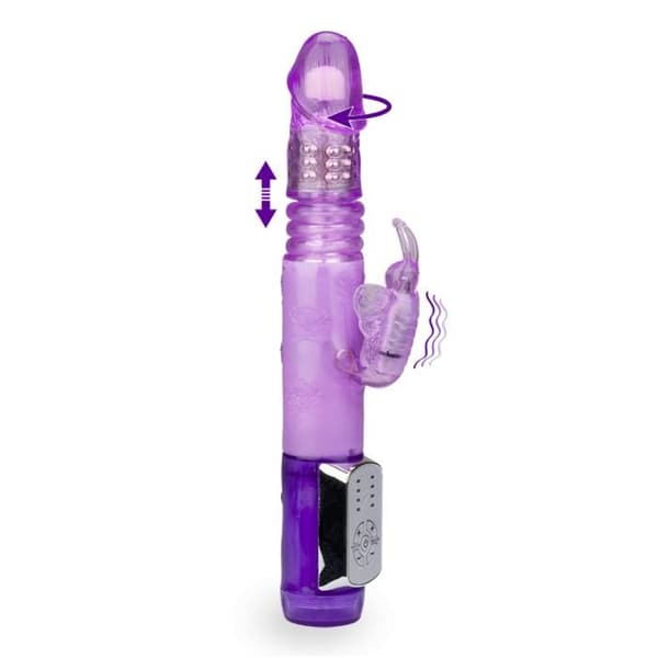 Vibro kanin fram och tillbaka Butterfly Prince
