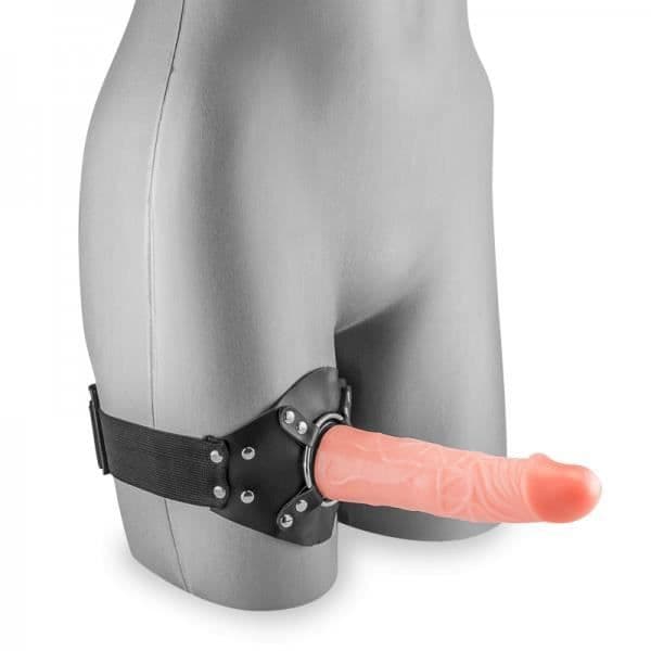 Strap-on Dildo - Liten bensele - Grå - Sexleksak för par