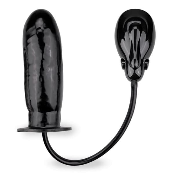 Vibrerande uppblåsbar gode med automatisk pump - för män och kvinnor