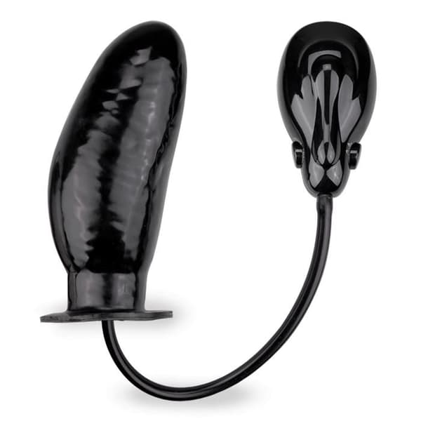 Vibrerande uppblåsbar gode med automatisk pump - för män och kvinnor