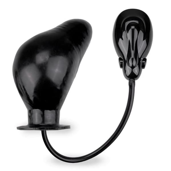 Vibrerande uppblåsbar gode med automatisk pump - för män och kvinnor
