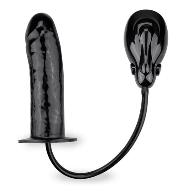 Vibrerande uppblåsbar gode med automatisk pump - för män och kvinnor
