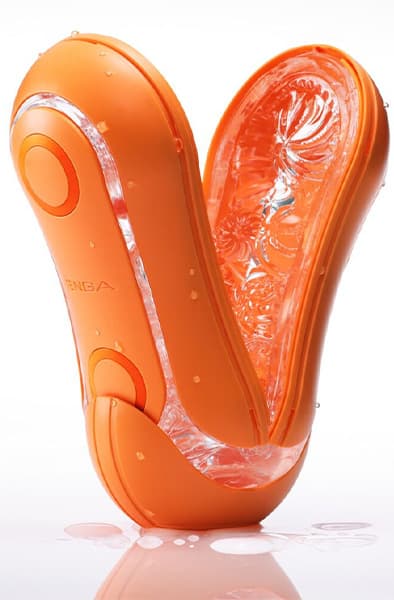 Tenga Flip Orb Pastaio Sunset Orange Masturbator