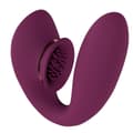 Miniatyrbillede 2 af 2: Twitch 3 - Rechargeable Vibrator and Suction - Burgundy