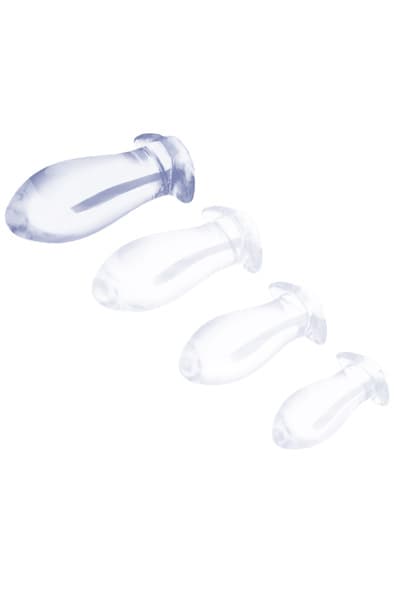 Eggplay Clear Transparent Plug XL 18,5 cm XL Buttplug