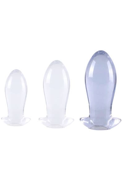 Eggplay Clear Transparent Plug XL 18,5 cm XL Buttplug