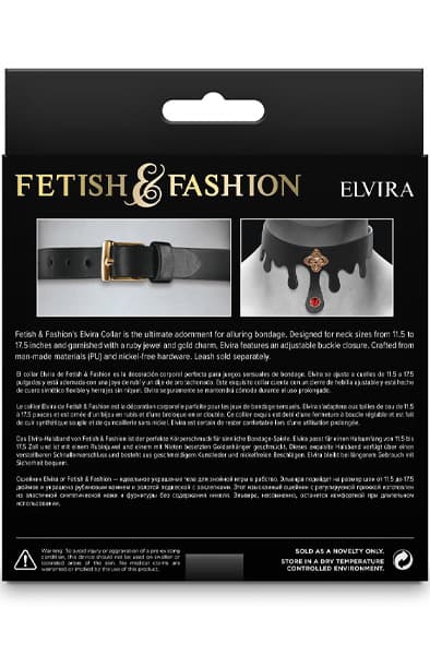 Fetish & Fashion Elvira Collar BDSM-kaulapanta