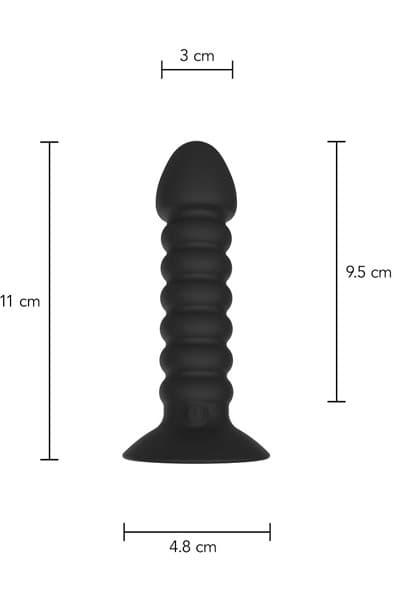 ToyJoy Vibrating Anal Plug Medium Analplugg med vibrator