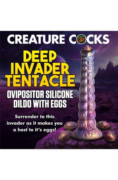 Deep Invader Tentacle Dildo With Eggs 29,5 cm Dragon dildo