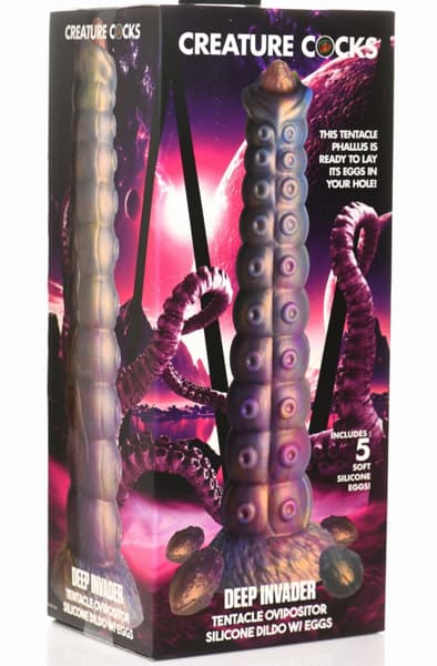 Deep Invader Tentacle Dildo With Eggs 29,5 cm Dragon dildo