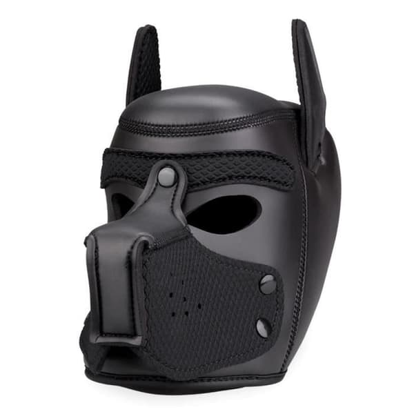 Hundhuva i neopren med färgat nosparti Puppy Play Kinky storlek 1 Svart