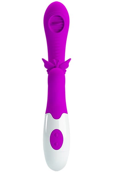 Pretty Love Moth Licking & Vibrating Rabbit vibrator