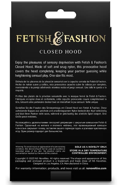 Fetish & Fashion Closed Hood White