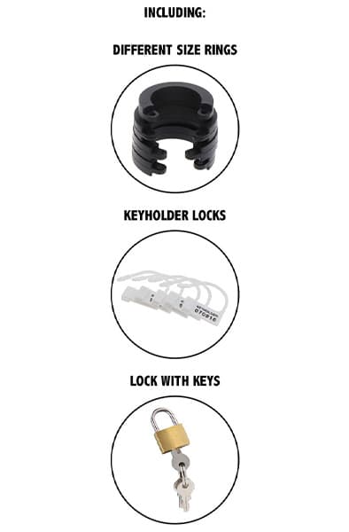Chastity Cock Cage Silicone Small Kyskhetsbur