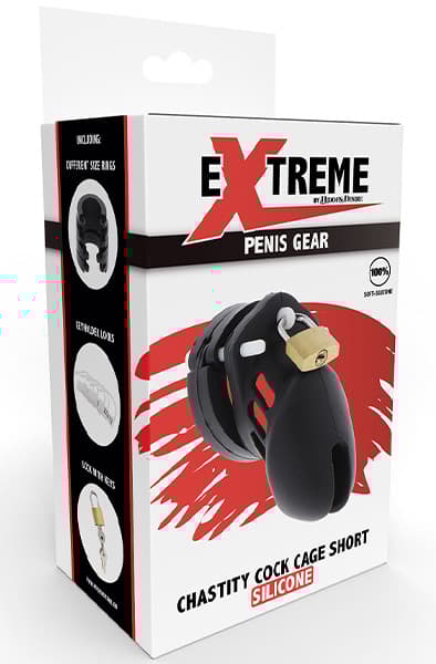 Chastity Cock Cage Silicone Small Kyskhetsbur