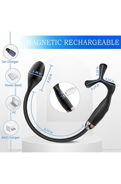 Extreme Double Fun With Remote Control Prostatavibrator med penisring