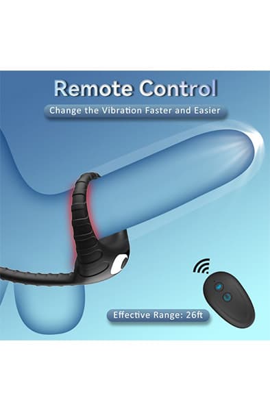 Extreme Level Of Anal & Cock Pleasure Prostatavibrator med penisring