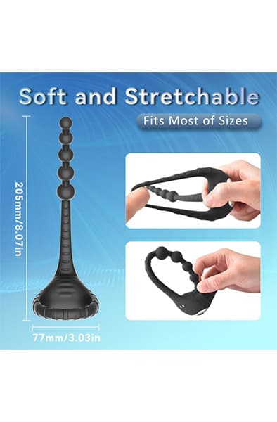 Extreme Level Of Anal & Cock Pleasure Prostatavibrator med penisring