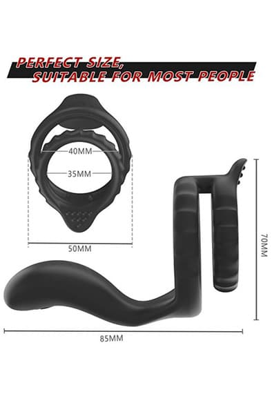 Multi Cockring With G-Spot For Ultimate Orgasm Penisring med vibrator