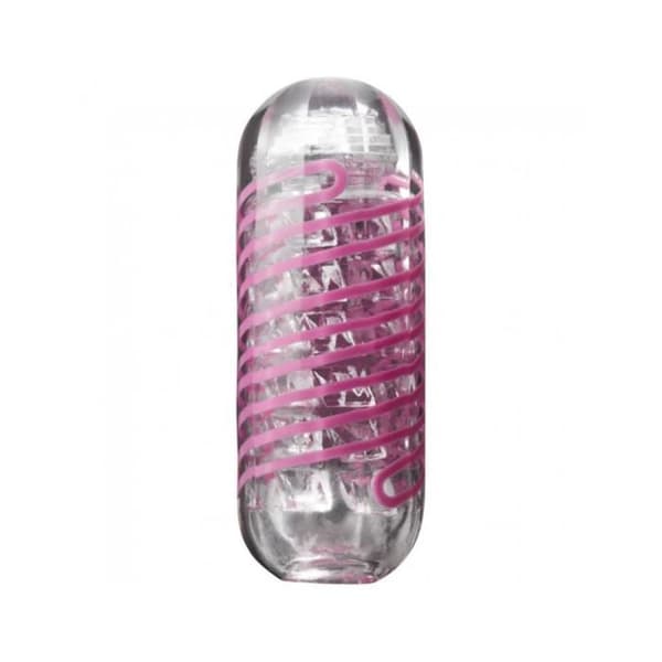 Masturbator - TENGA - SPINNER BRICK - Färg Rosa - Engångsbruk - 140 mm hög