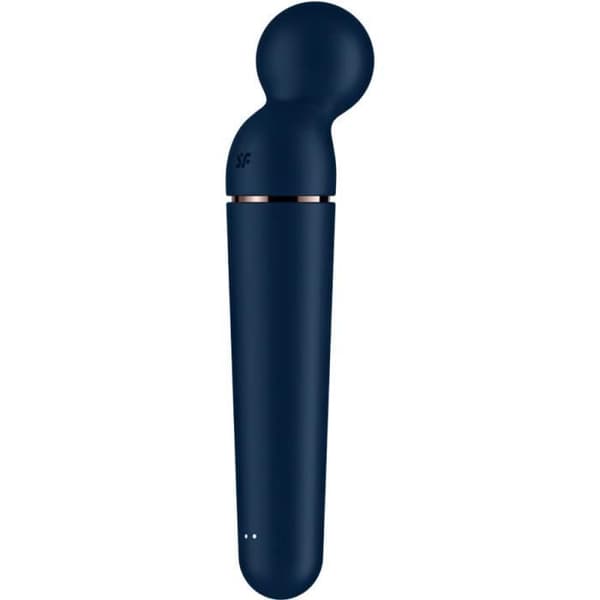 Massager och vibrator - Satisfyer - Planet Wand-er - 10 vibrationsprogram - Hygienisk silikon - Blå