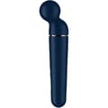 Miniatyrbild 4 av 4: Massager och vibrator - Satisfyer - Planet Wand-er - 10 vibrationsprogram - Hygienisk silikon - Blå