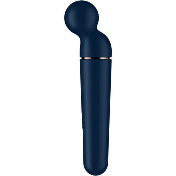 Massager och vibrator - Satisfyer - Planet Wand-er - 10 vibrationsprogram - Hygienisk silikon - Blå