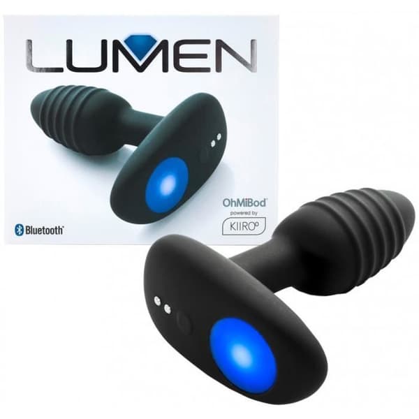Ansluten analplugg - Kiiroo - Lumen - Silikon - Bluetooth - Vattentät