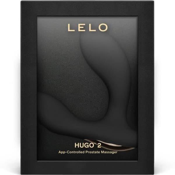 Prostatamassör - LELO - HUGO 2 - Svart - Ansluten - 16 njutningslägen