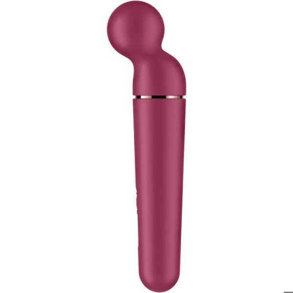 Vibrerande massör - SATISFYER - Planet Wand-er - Silikon - 10 program - Vattentålig IPX7