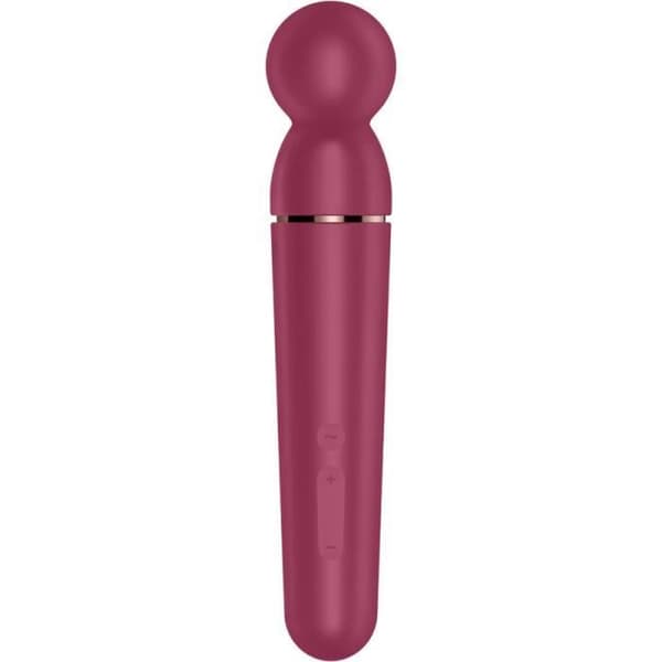 Vibrerande massör - SATISFYER - Planet Wand-er - Silikon - 10 program - Vattentålig IPX7