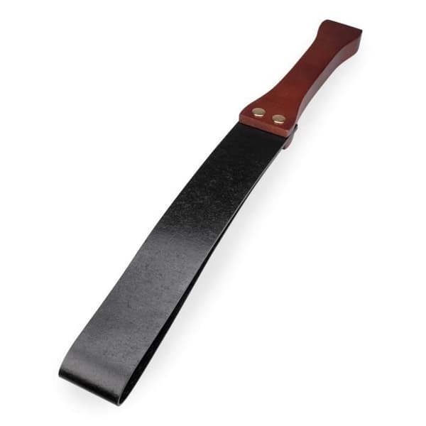 Paddel BDSM - icke specificerad - trä- och konstlädermodell - 50 cm - 5 cm - Slagningsområde 30 cm