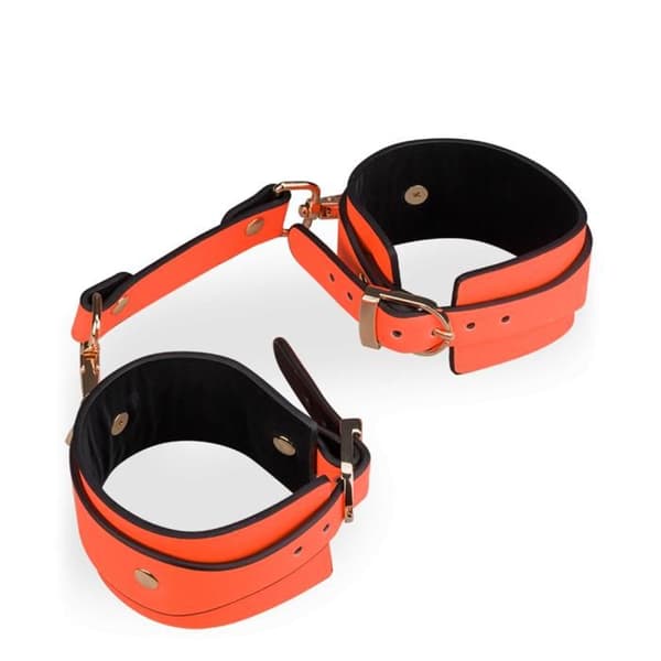Orange fluorescerande handbojor
