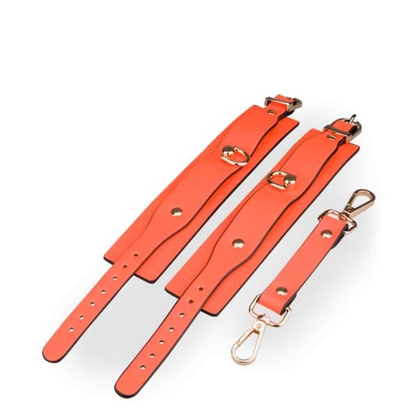 Orange fluorescerande handbojor