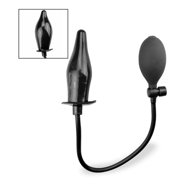 Uppblåsbar pump analplugg