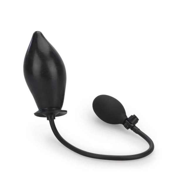 Uppblåsbar pump analplugg - LOVE AND VIBES - Modell: Anal - Färg: Svart