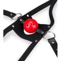 Miniatyrbild 5 av 6: Mask läder ball gag