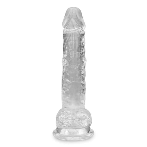 Casper Crystal Transparent Realistisk sugdildo