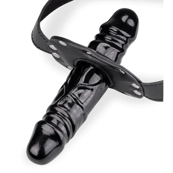 Double Dildo Gag Ball Xav