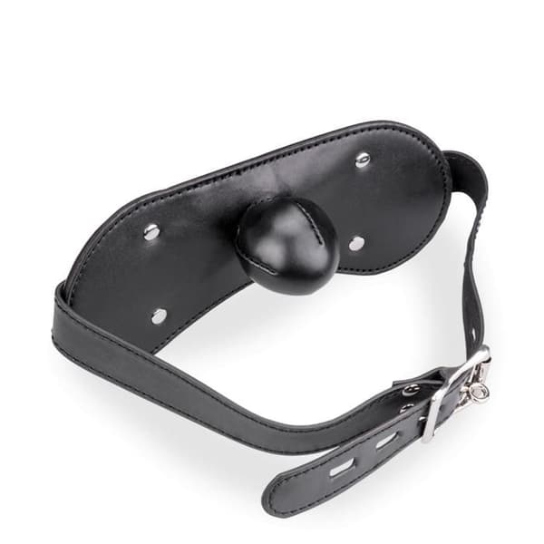 Gag ball gag i 100 % konstläder