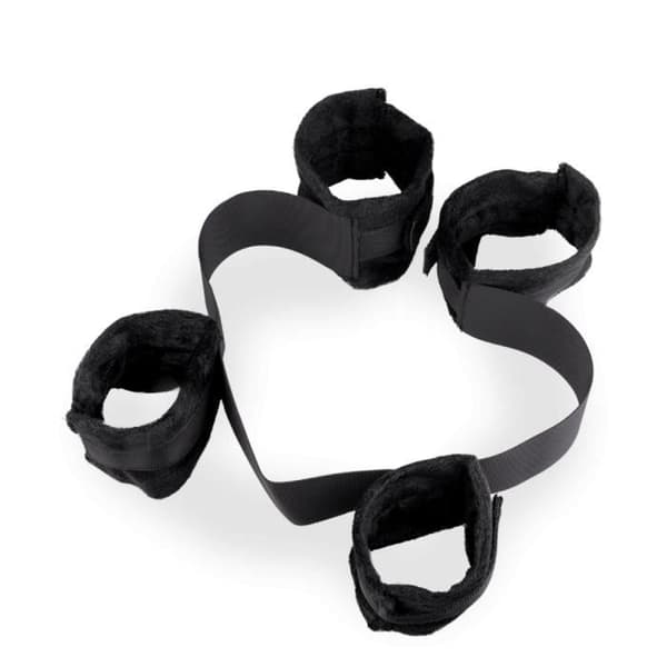 BDSM handleds- och fotledsskydd - LOVE AND VIBES Collection