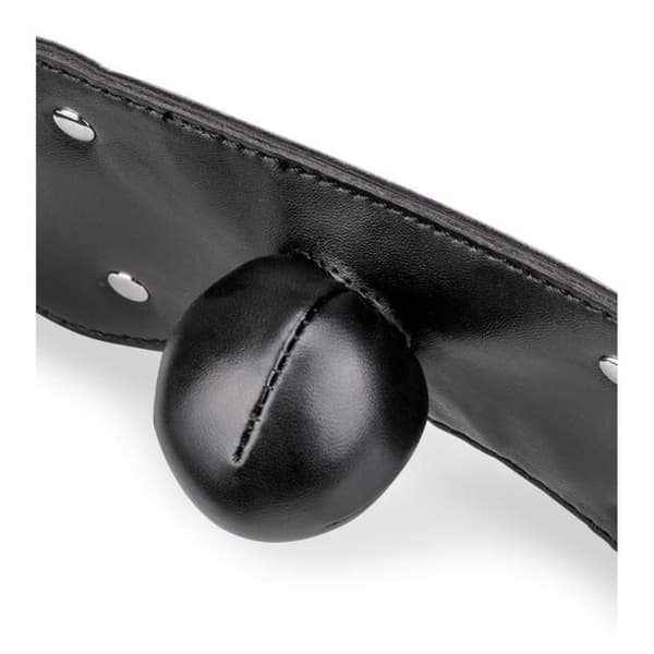 Gag ball gag i 100 % konstläder