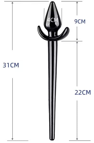 Plug Tail ZooTail Black 31 cm Analplugg med hale