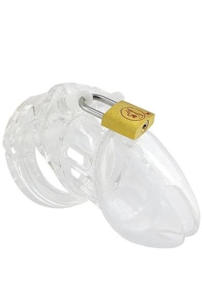 Cocklock CB 6000S Chastity Device Clear Kyskhetsbur