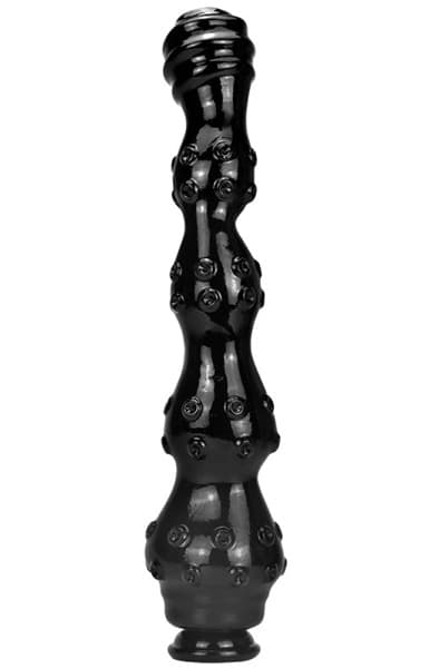 Weep Dildo Black 41 cm Ekstra tyk analdildo